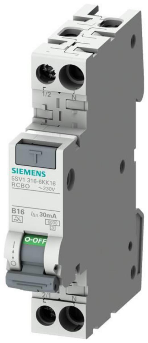 Vikavirtajohdonsuojakatkaisija Siemens Sentron - VIKAVIRTAJ.SUOJAKATK SENTRON 5SV1316-7KK02