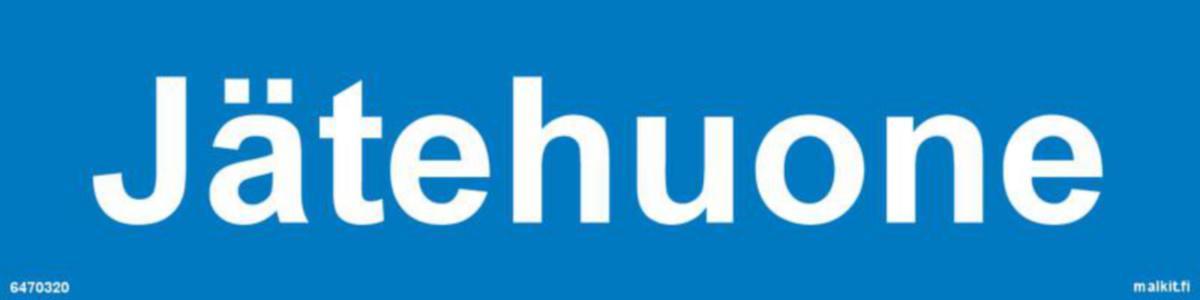 Merkintätarra Malkit Kiinteistö - MERKINTÄTARRA MALKIT JÄTEHUONE 400X100
