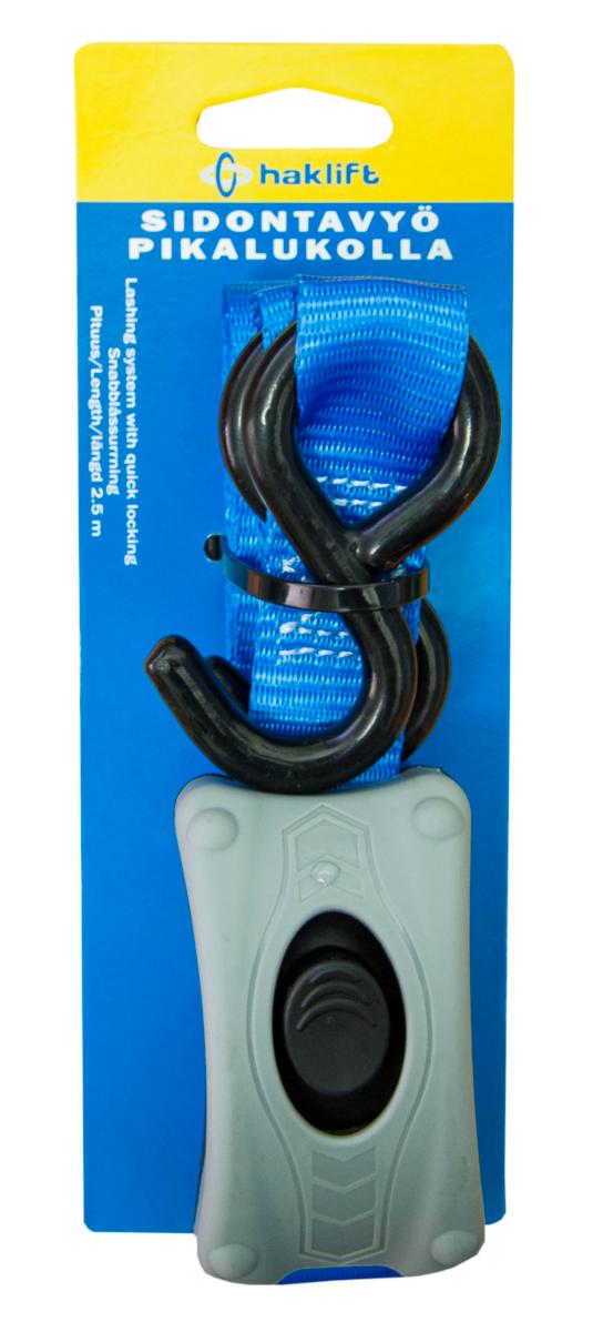 Sidontavyö Haklift pikalukolla - SIDONTAVYÖ PIKALUKOLLA PITUUS 2,5 M / 500 KG
