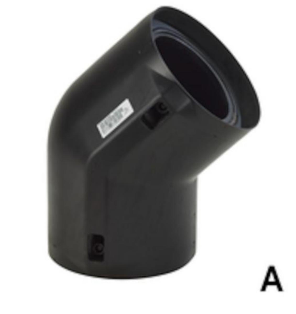 Kulmayhde eristetty 45° CF2.0, GF - KULMAYHDE 45° ERISTETTY 90/140MM