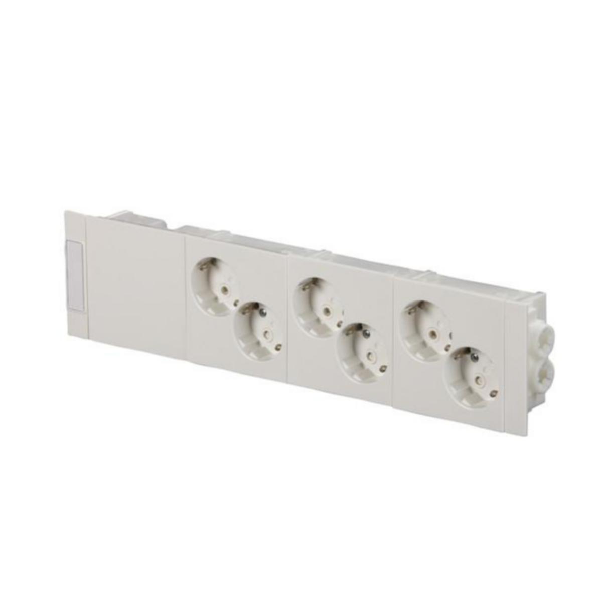 Kanavapistorasia ABB ProDuct esikytketty 6-osainen - KANAVAPISTORASIA PRODUCT 6S/16A/IP20 KYTK. VAL