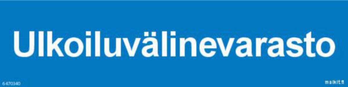 Merkintätarra Malkit Kiinteistö - MERKINTÄTARRA MALKIT ULKOVÄLINEVARASTO 200X50