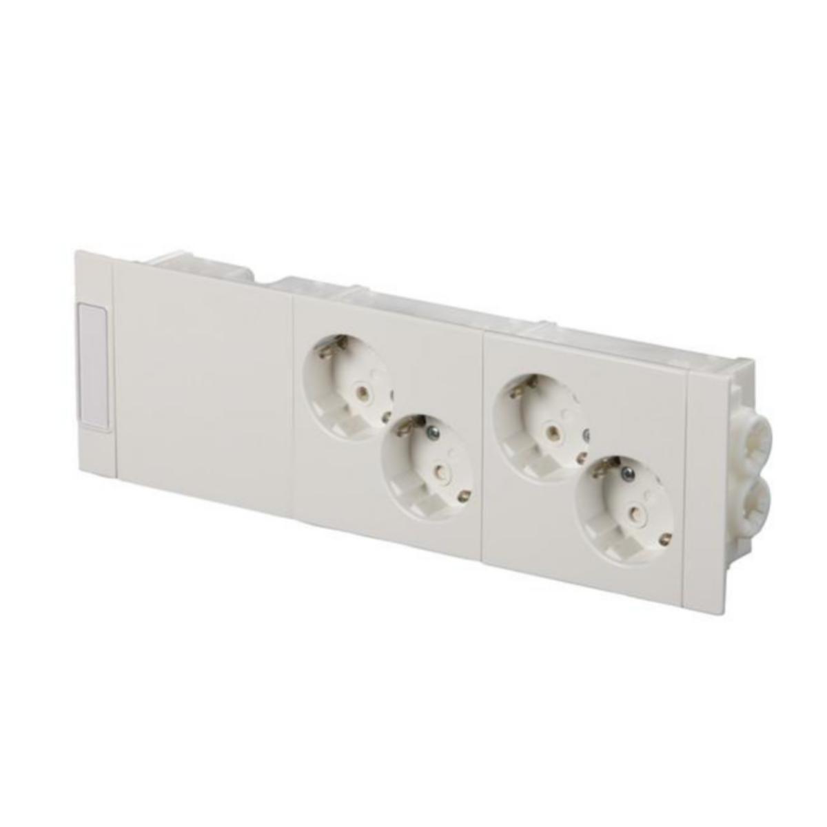 Kanavapistorasia ABB ProDuct esikytketty 4-osainen - KANAVAPISTORASIA PRODUCT 4S/16A/IP20 KYTK. VAL