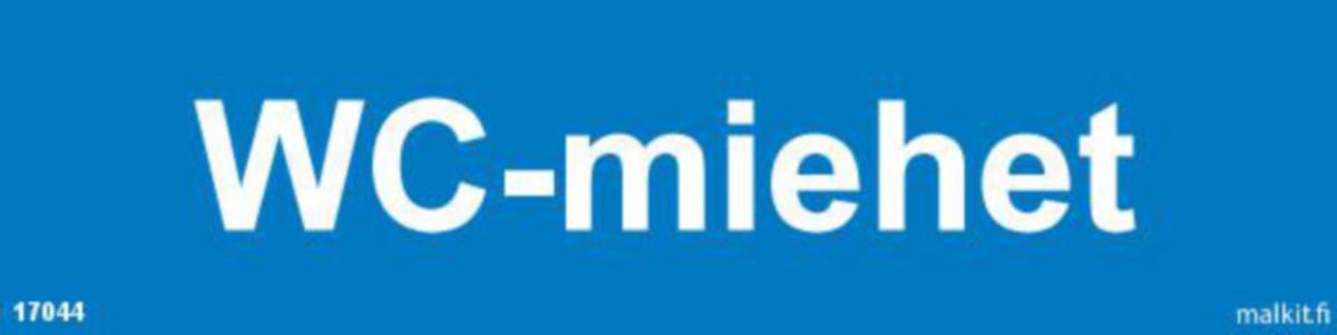 Merkintätarra Malkit Kiinteistö - MERKINTÄTARRA MALKIT WC MIEHET 200X50