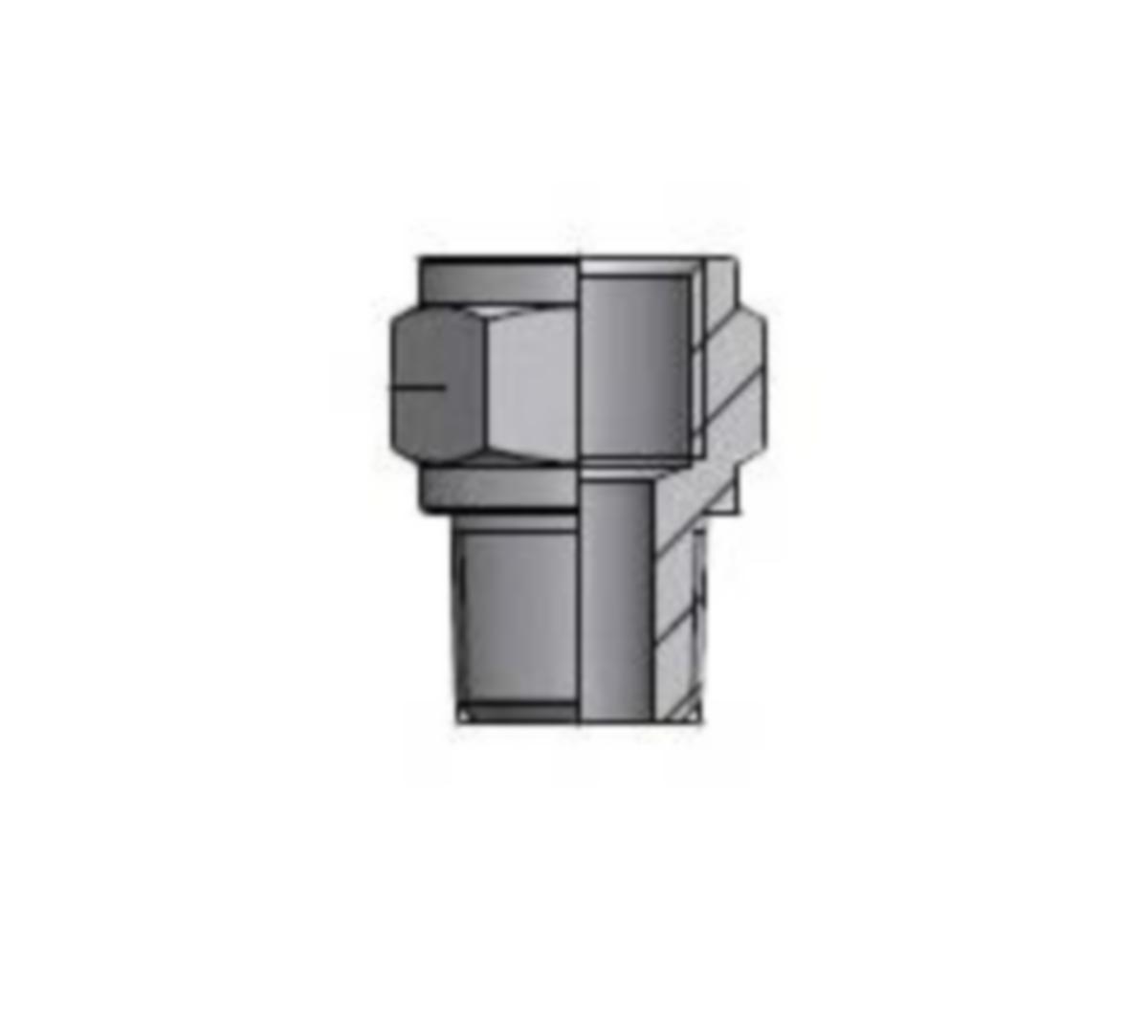 Supistusnippa Dunlop Hiflex kartio ulkokierre/sisäkierre RA16 - SUPISTUSNIPPA UK/SK 1/4-3/8 DH 34-RA16-14-38