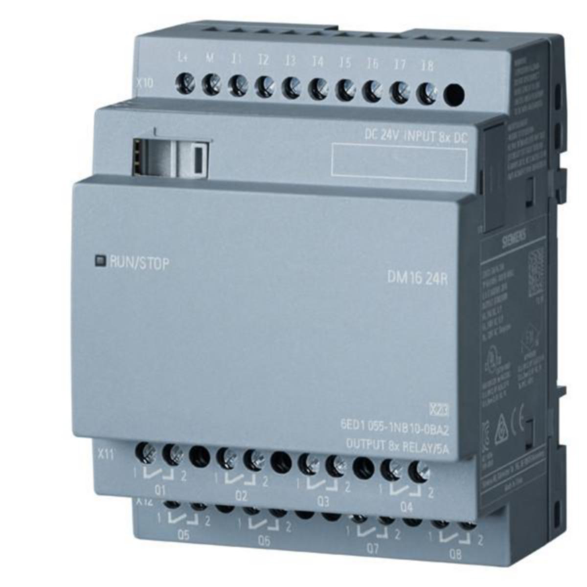 Laajennusmoduuli Siemens LOGO! - LAAJENNUSMODUULI LOGO 6ED1055-1NB10-0BA2. DM16 24R