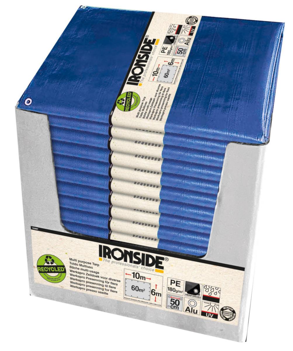 Suojapeite Ironside PE 120g/m2 - SUOJAPEITE IRONSIDE 8X12M ECO 120G/M2 SIN. 500492