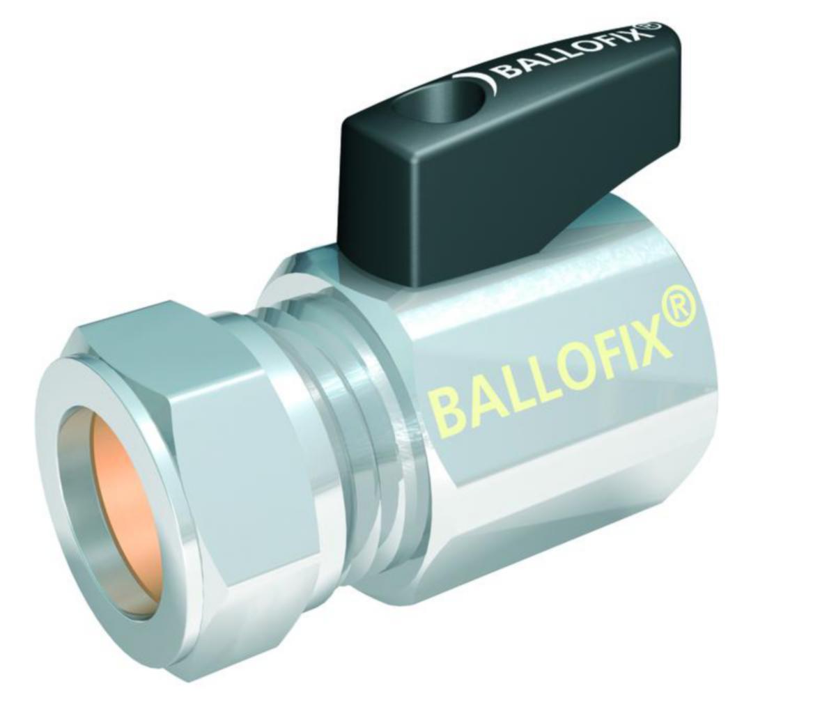 Kuulasulkuventtiili Ballofix sk/pus kahvalla - KUULASULKUVENTTIILI KAHV 1/2X15 PN10 381065