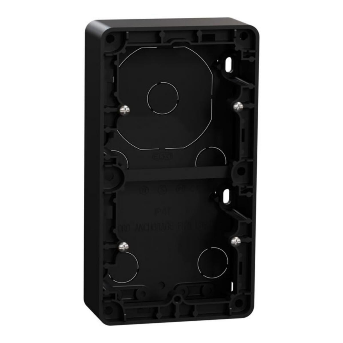 Pintakehys Schneider Electric ELKO RS16 Musta - PINTAKEHYS 2OS/IP21/84MM MUS H=35MM