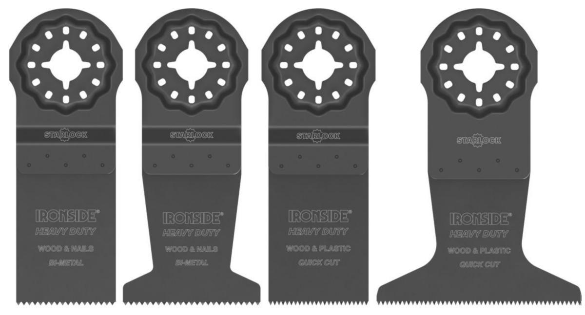 Monitoimiteräsarja Ironside Starlock - MONITOIMIKONEEN TERÄSARJA 4-OS IRONSIDE 202919 STARLOCK