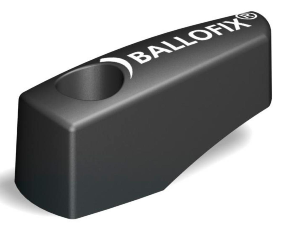 Kahva kuulasulkuventtiilille Ballofix - KUULASULKUVENTTIILIN KAHVA R3/8-1/2 VENTT. BALLOFIX