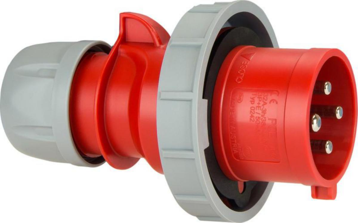 Voimapistotulppa PCE Shark IP67 - VOIMAPISTOTULPPA PCE 0242-3V 32A 4P 440V IP67