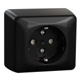 Pistorasia Schneider Electric ELKO RS16 Musta