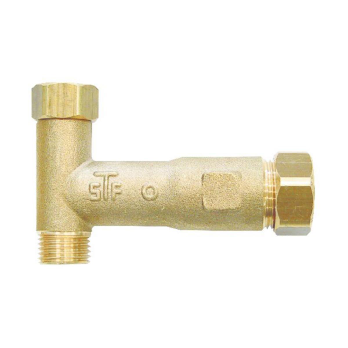 Paineiskunvaimennin - PAINEISKUNVAIMENNIN JALPA 1/2" UK / SK MUTTERIKIINNITYS