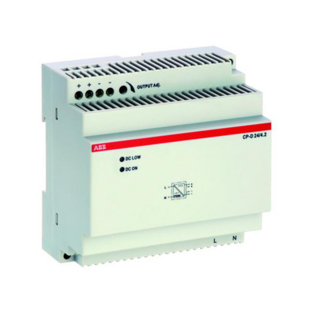 Teholähde ABB - TEHOLÄHDE ABB LÄHTÖ:24VDC/4,2A, DIN