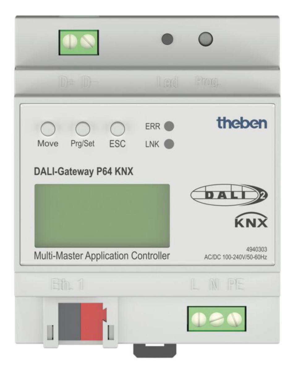Toimilaite Theben KNX - TOIMILAITE KNX THEBEN DALI GATEWAY P64 KNX