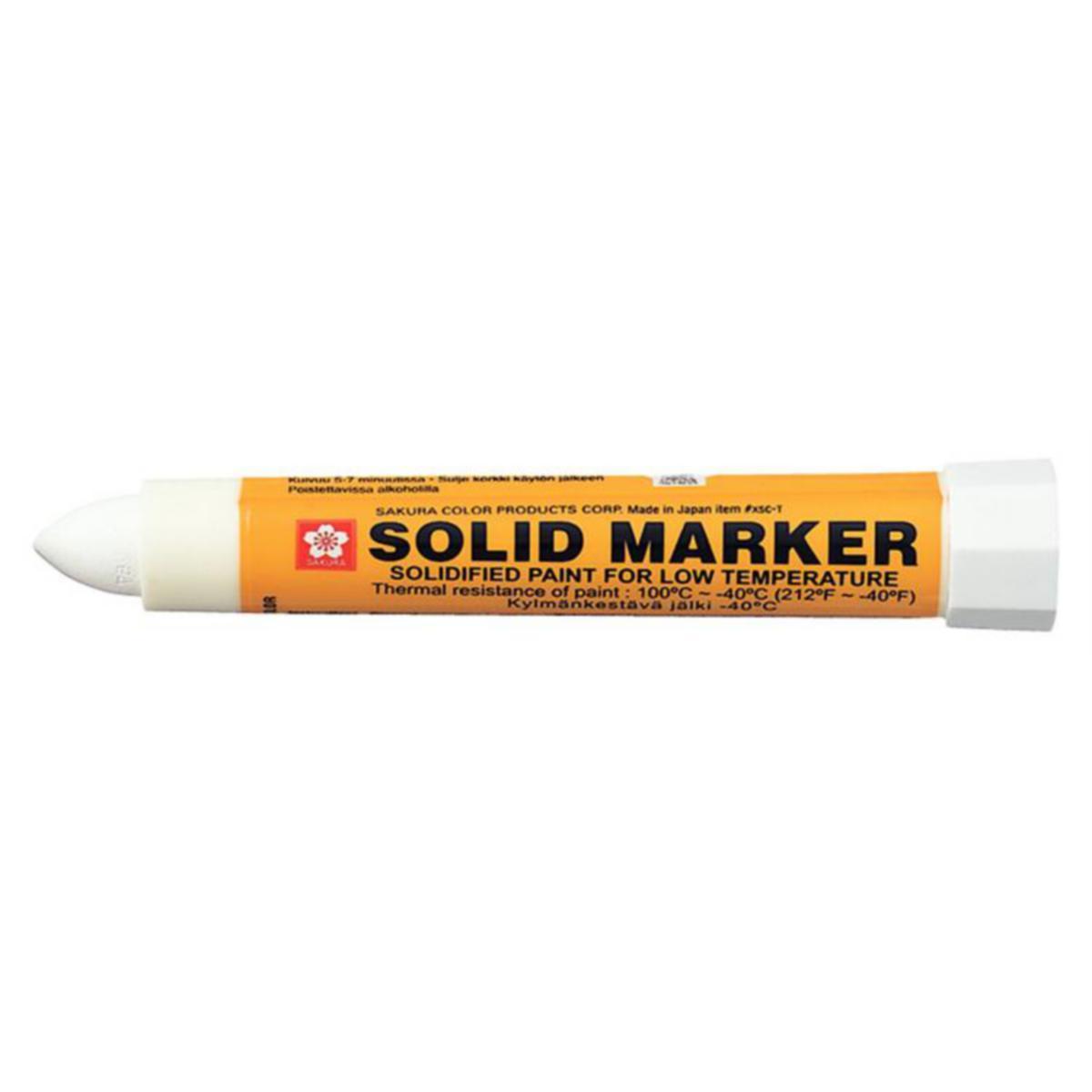 Maalikynä Sakura Solid Marker - MAALIKYNÄ VALKOINEN SAKURA SOLID MARKER XSC-T