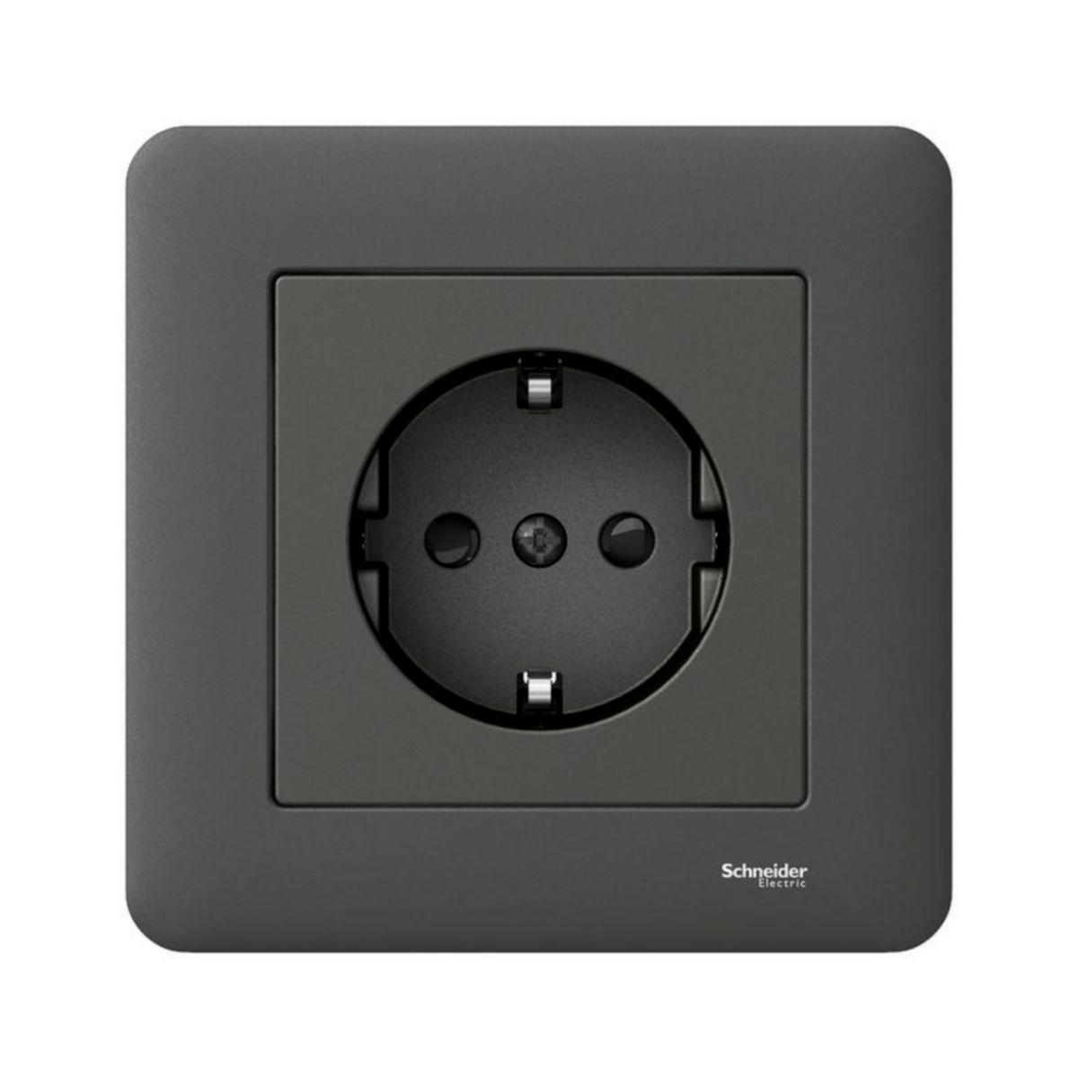 Upotettava pistorasia Schneider Electric Exxact – Kuluttajapakkaus (DIY) - PISTORASIA EXXACT 1-OS MAADOITETTU ANTR 1kpl