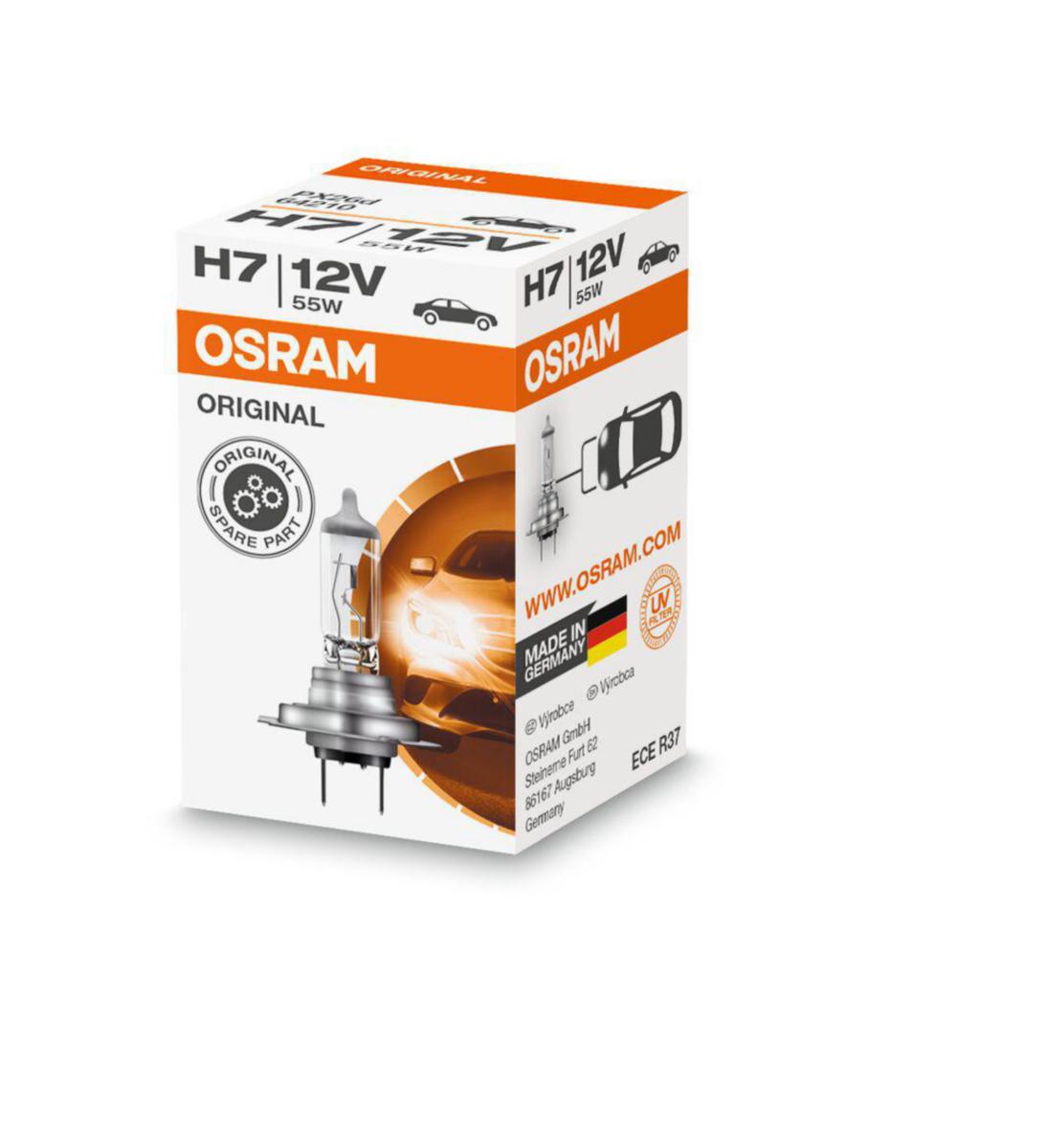 Autolamppu Osram - AUTOLAMPPU OSRAM H7 12V 55W ORIGINAL