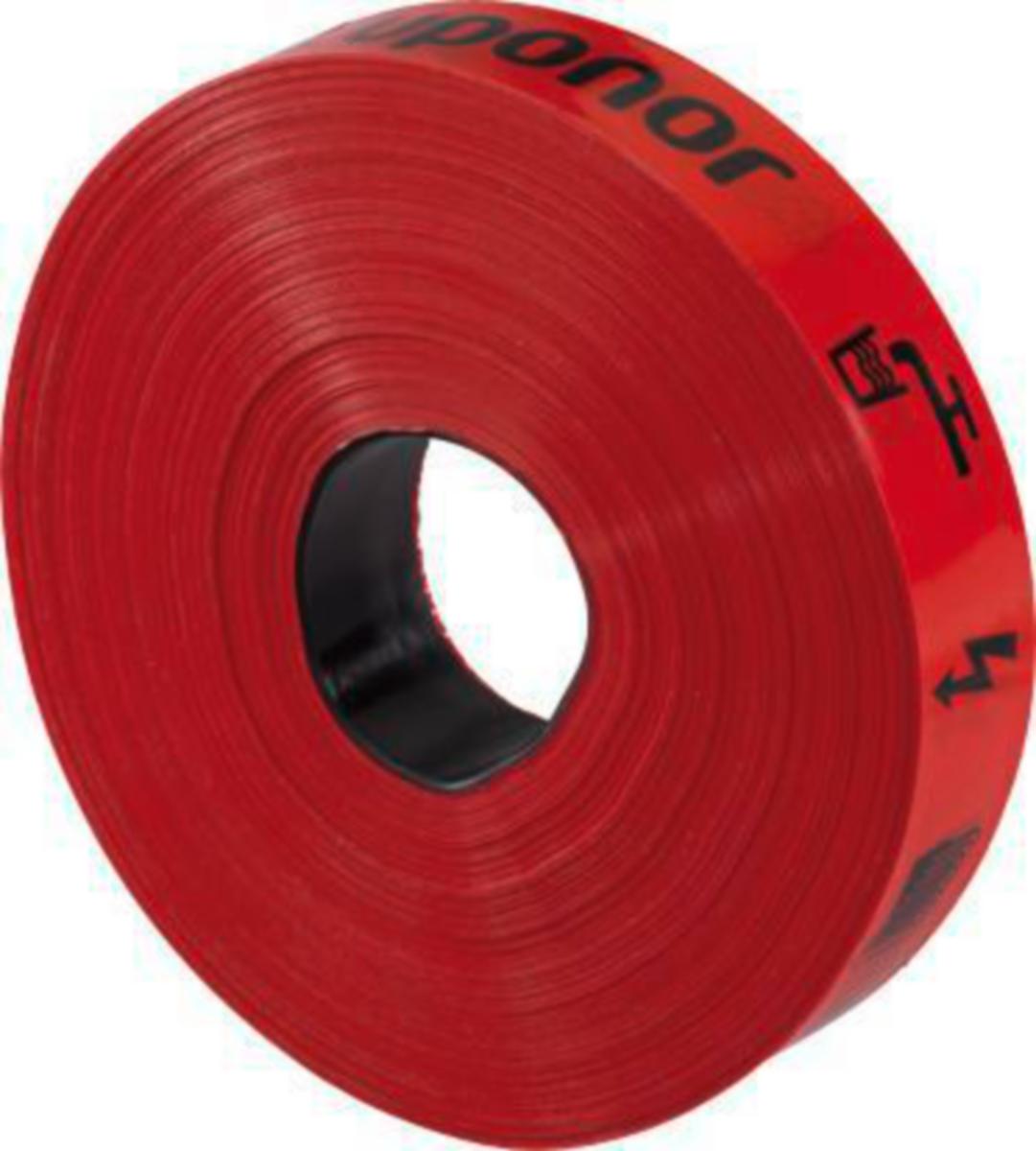 Varoitusnauha Uponor Ecoflex - ECOFLEX VAROITUSNAUHA UPONOR PUNAINEN 40MM X 250M