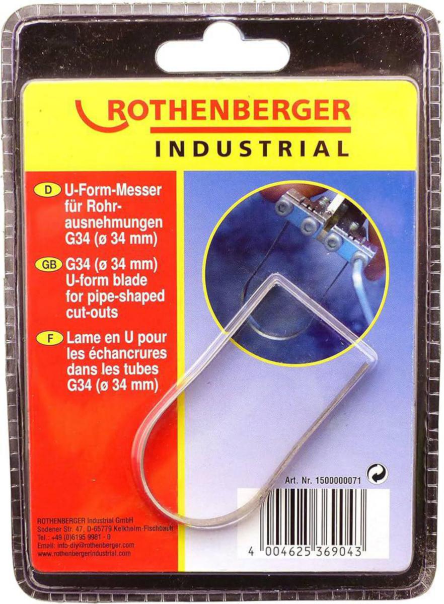 Terä U-leikkuriin Rothenberger - TERÄ STYROX-LEIKKURIIN U 34MM ROTHENBERGER