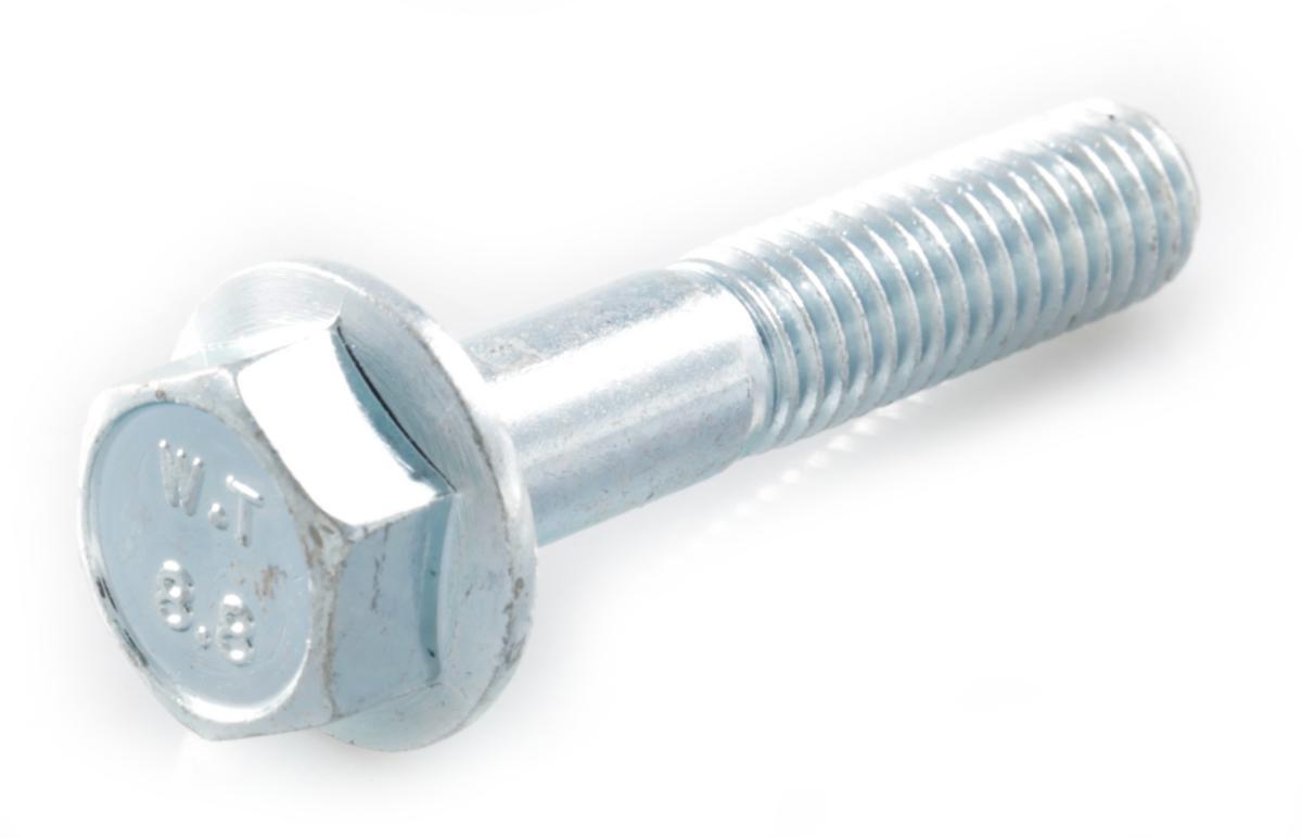 Kuusioruuvi DIN 6921 laipalla kirkassinkitty - LAIPPARUUVI SINKITTY 6X25 8.8 DIN 6921 ZN 500KPL