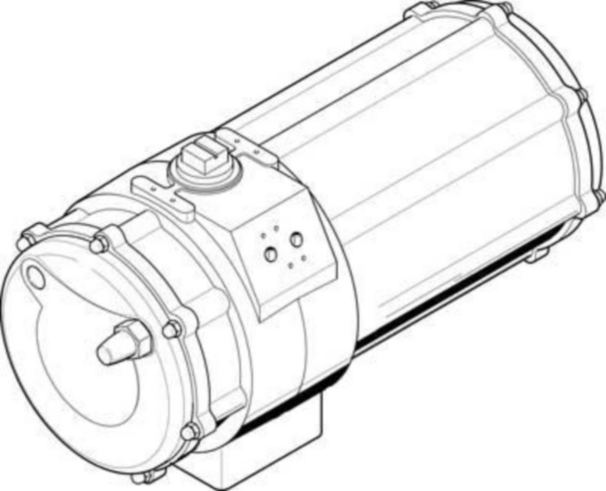 Kääntöyksikkö Festo DAPS - KÄÄNTÖYKSIKKÖ 549688 FESTO DAPS-1440-090-RS4-F16