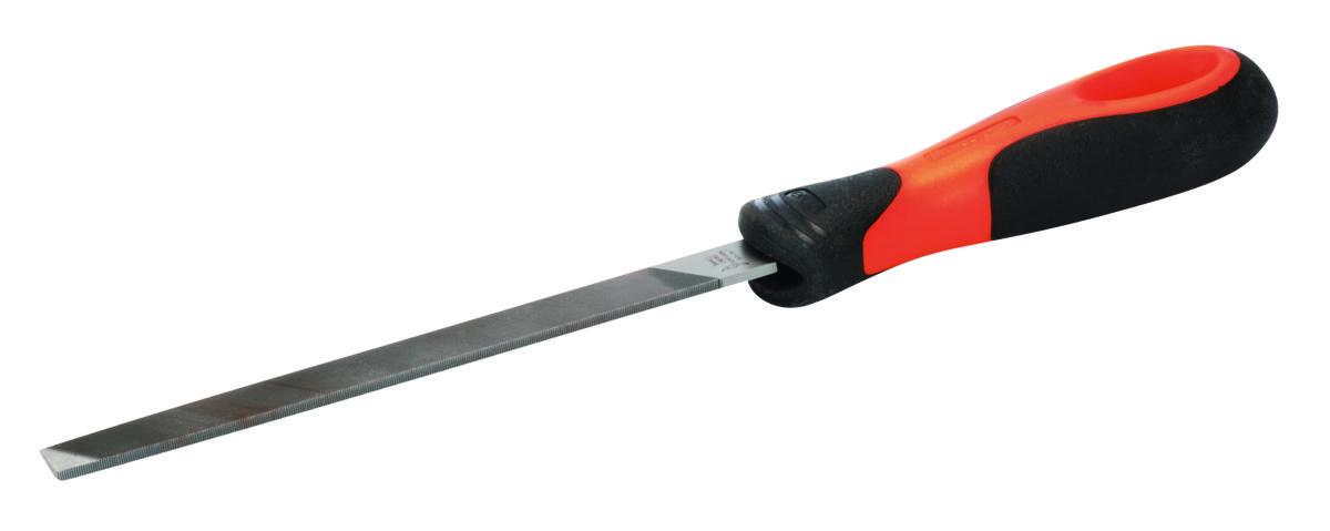 Viila Bahco 1-143...-2 litteä, 2-tasaista reunaa - VIILA LITTEÄ 6" KESKIKARKEA BAHCO 1-143-06-1-2 KAHVALLA