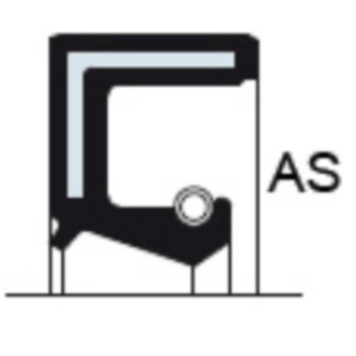 Akselitiiviste DIN3760-AS RST8-240 - AKSELITIIVISTE DIN3760-AS AS65X80X8 (AS NBR)