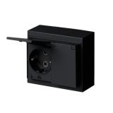 Pistorasia ABB Impressivo maadoitettu 2-osainen IP44, pinta