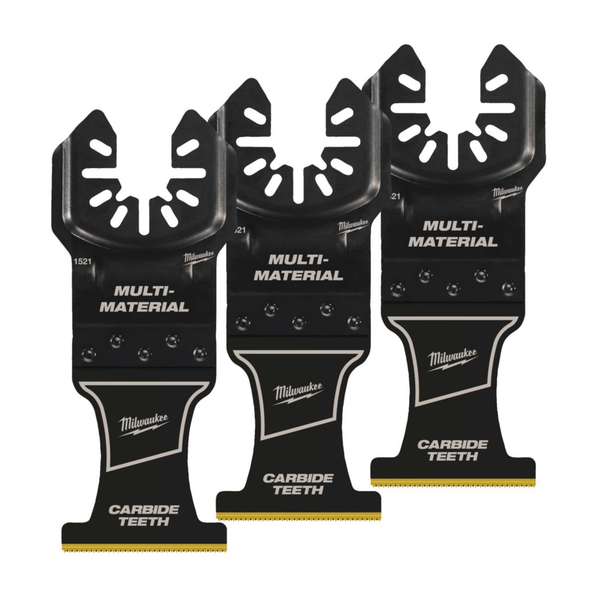 Terä Milwaukee Open-lok Multitool Carbon - TERÄ MULTITOOL 35MM 3KPL MILWAUKEE OPEN-LOK CARB MM
