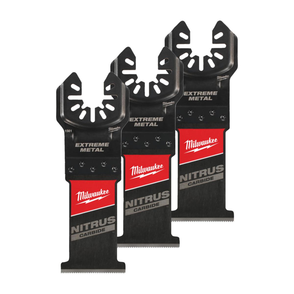 Terä Milwaukee Open-lok Multitool Nitrus metalli - TERÄ MULTITOOL 35MM 3KPL MILWAUKEE OPEN-LOK NITRUS MET