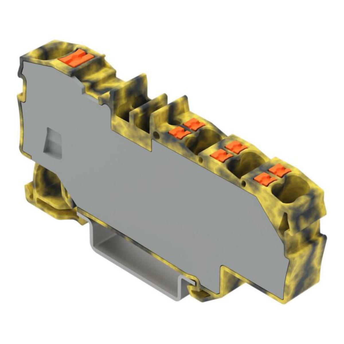 Haaroitusliitin Wago Topjob S - HAAROITUSLIITIN TOPJOB S 1X6(10)/6X1.5(2,5)MM²,KEL/HAR