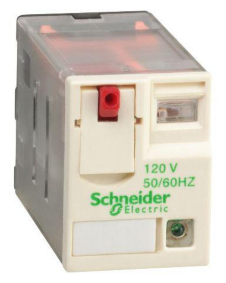 Pistokantarele Schneider Electric Zelio - PISTOKANTARELE ZELIO 120VAC 2C/O 12A LED