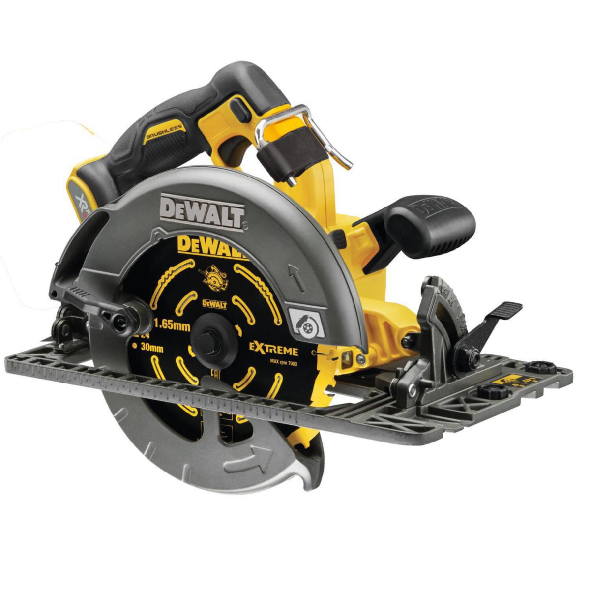 Akkupyörösaha Dewalt DCS579NT SOLO - AKKUPYÖRÖSAHA RUNKO + KISKO DEWALT 54V XR FV 190MM