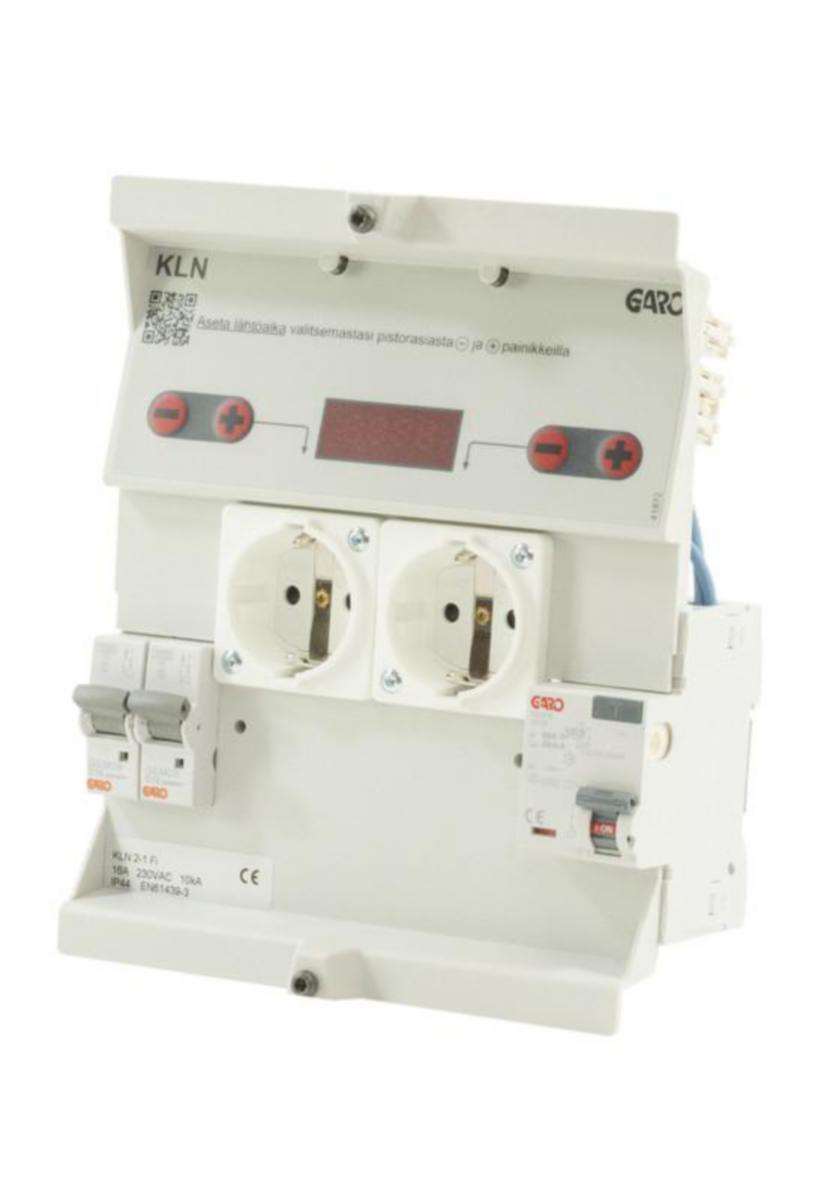 Pistorasiaelementti Garo tyyppi KLN - PISTORASIAELEMENTTI GARO KLN 216-1F