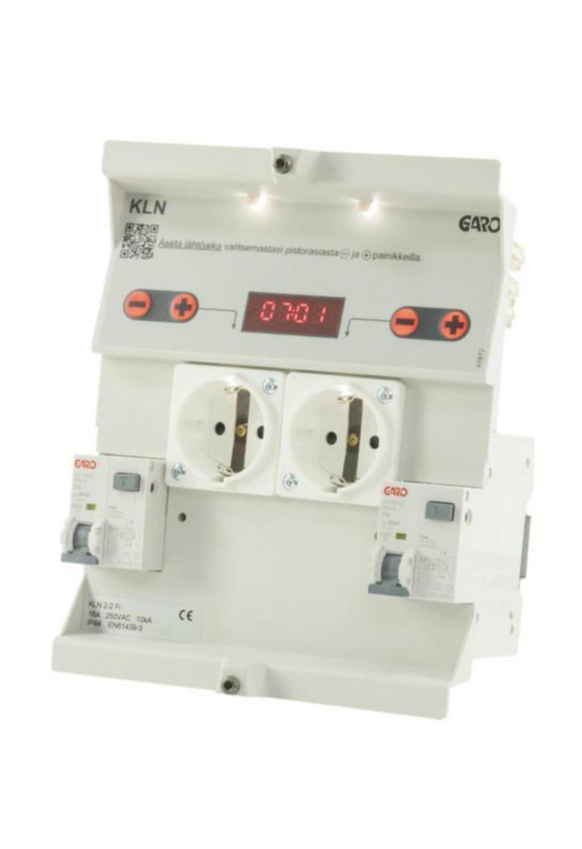 Pistorasiaelementti Garo tyyppi KLN - PISTORASIAELEMENTTI GARO KLN 216-2F