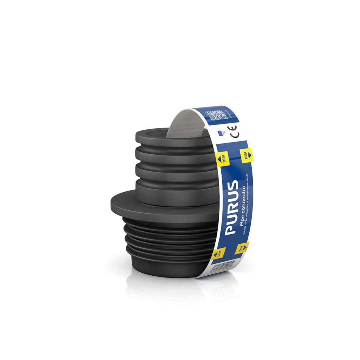 Yhdistelmätiiviste Purus - VIEMÄRÖINTITIIVISTE 50-40/32 MM/MUSTA