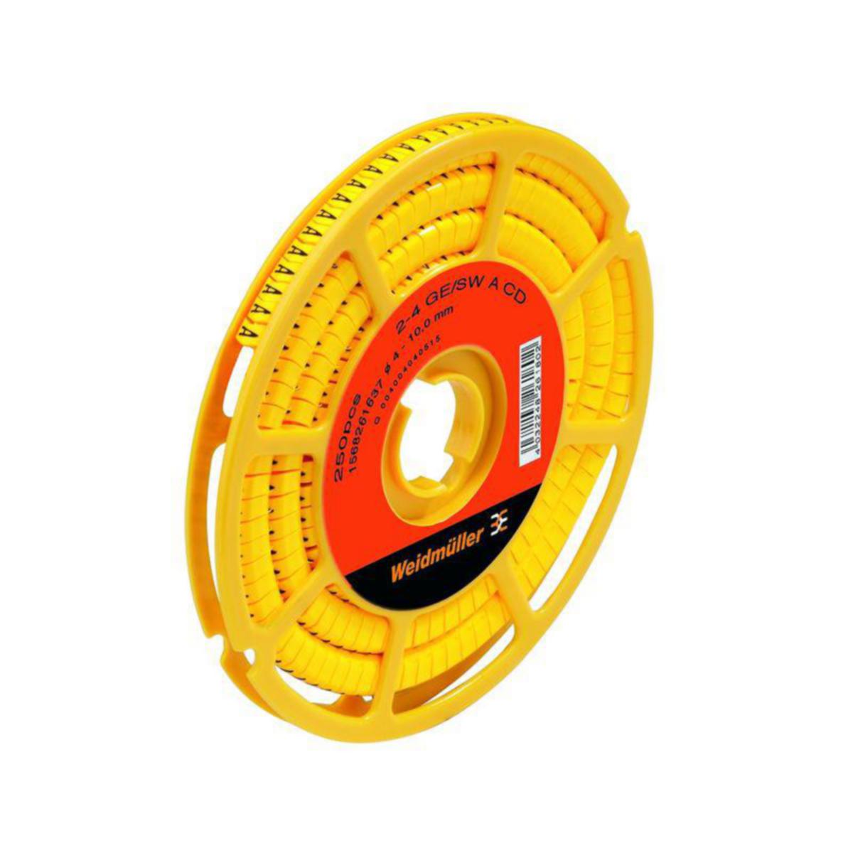 Johdinmerkki Weidmüller - JOHDINMERKKI WEIDMULLER CLI C 02-6 GE/SW L3 CD