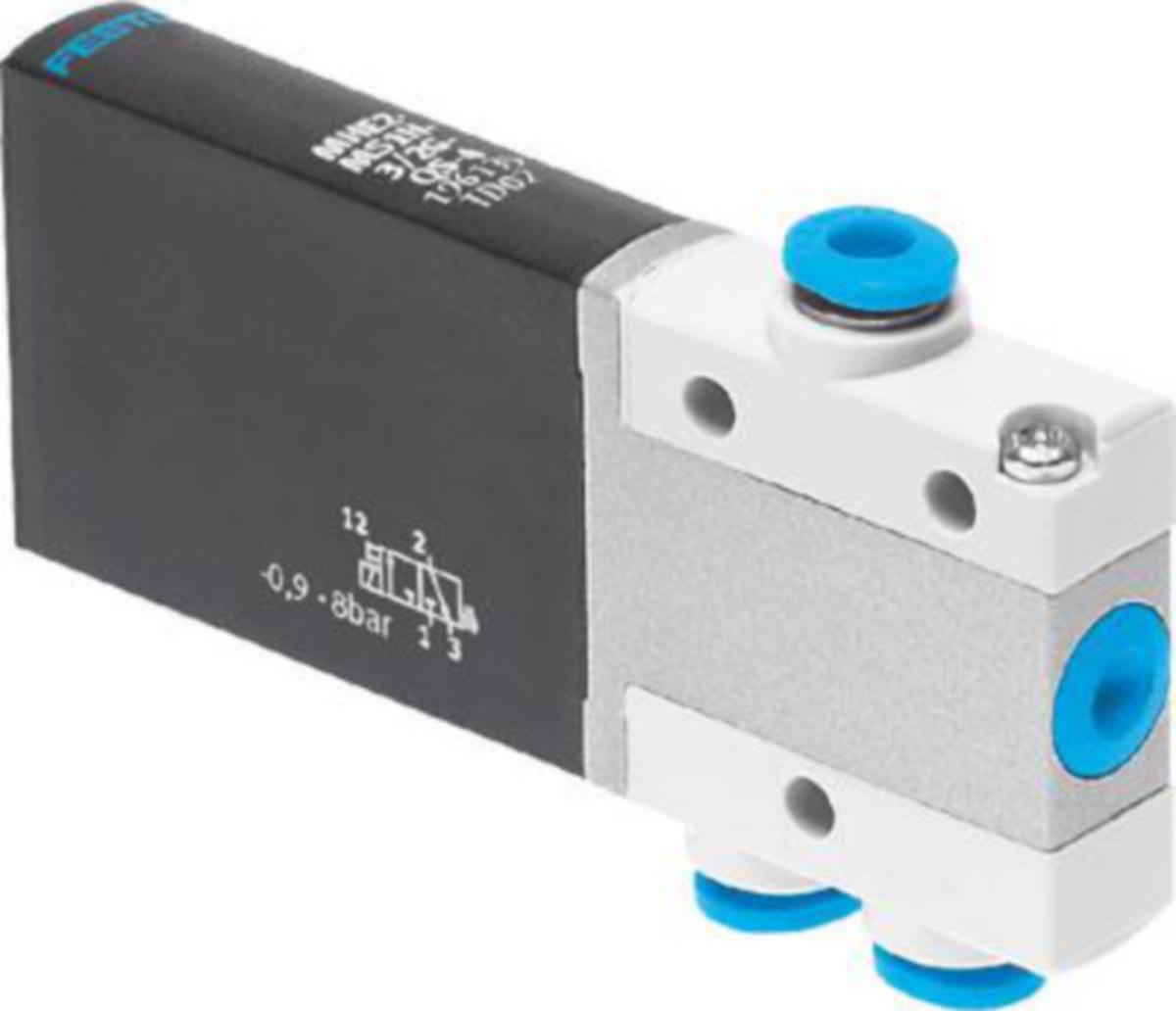 Magneettiventtiili Festo MHE2 - MAGNEETTIVENTTIILI 196135 FESTO MHE2-MS1H-3/2G-QS-4