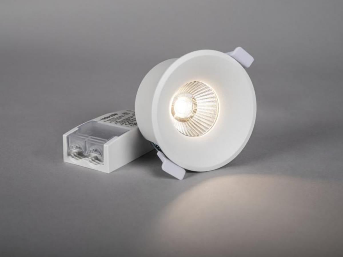 Alasvalo Hide-a-lite Optic Quick Deep - ALASVALO OPTIC IP44 415lm 6W 4000K DIM WH