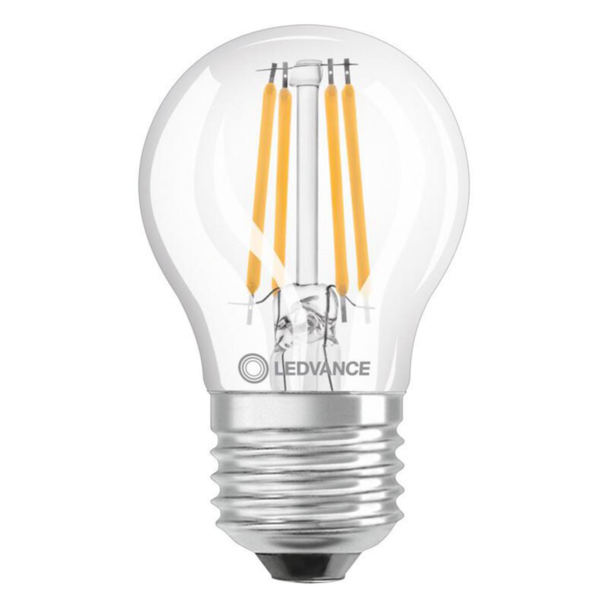 Pienkupulamppu Ledvance Superior Classic - PIENKUPULAMPPU LEDVANCE CLP 4,2W/927 470LM E27 DIM CL