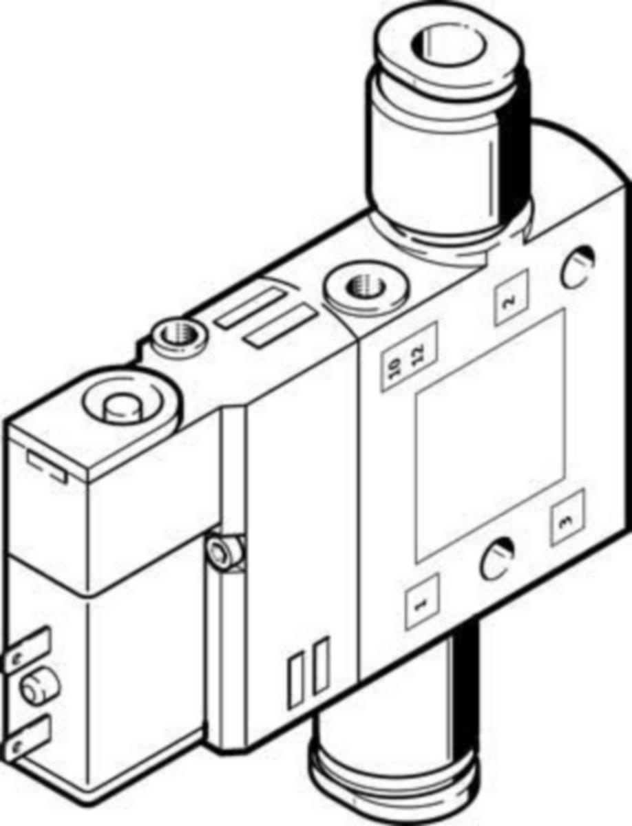 Magneettiventtiili Festo CPE - 3OL/3OLS - MAGNEETTIVENTTIILI 196853 FESTO CPE10-M1BH-3OL-QS-6