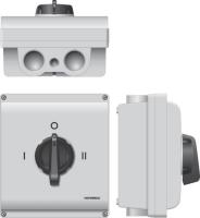 Verkonvaihtokytkin IP65 koteloitu