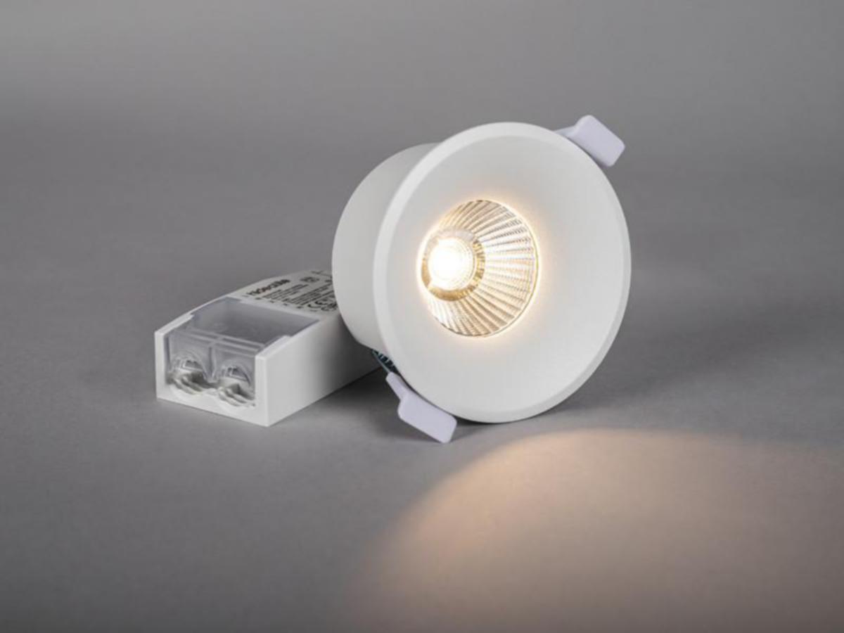 Alasvalo Hide-a-lite Optic Quick Deep - ALASVALO OPTIC IP44 390lm 6W 3000K DIM WH