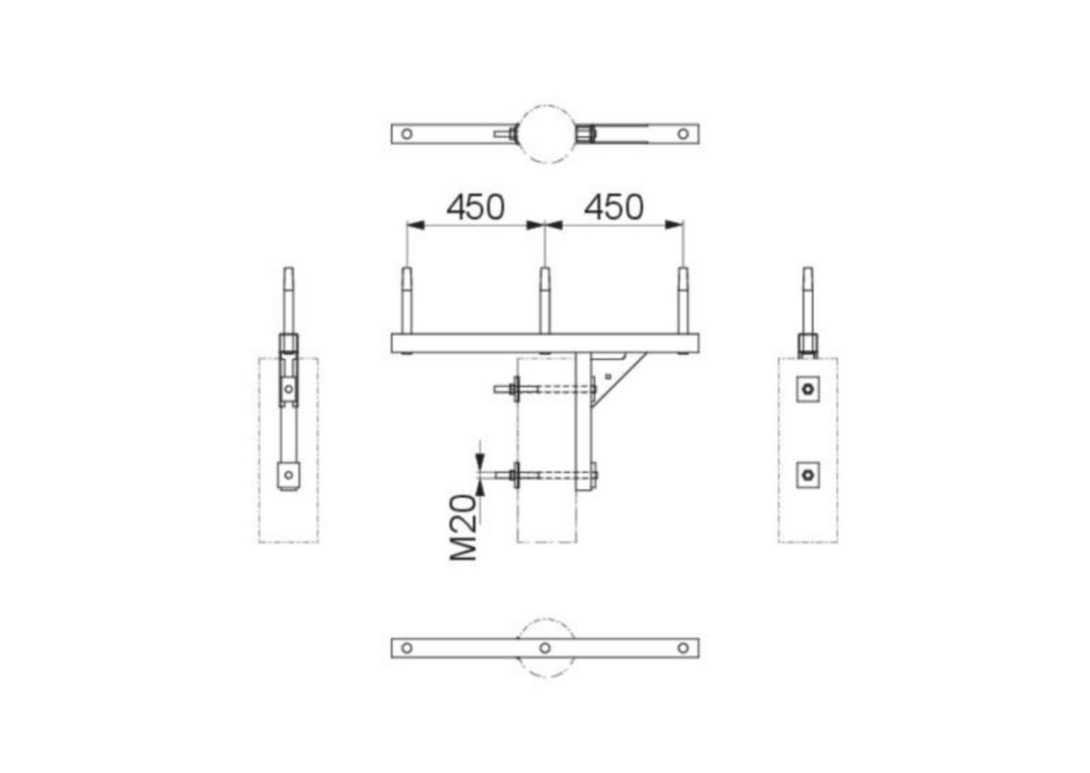 Taso-orsi Ensto UN - TASO-ORSI ENSTO UN SH66 20kV AVOJOHDOLLE