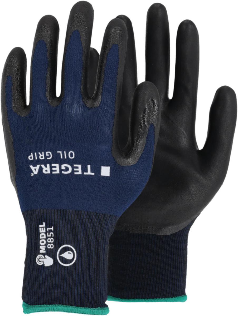 Asentajan käsine Tegera 8851 Oil Grip kosketusnäyttötoiminto - SYNTEETTINEN KÄSINE KOKO 6 TEGERA 8851