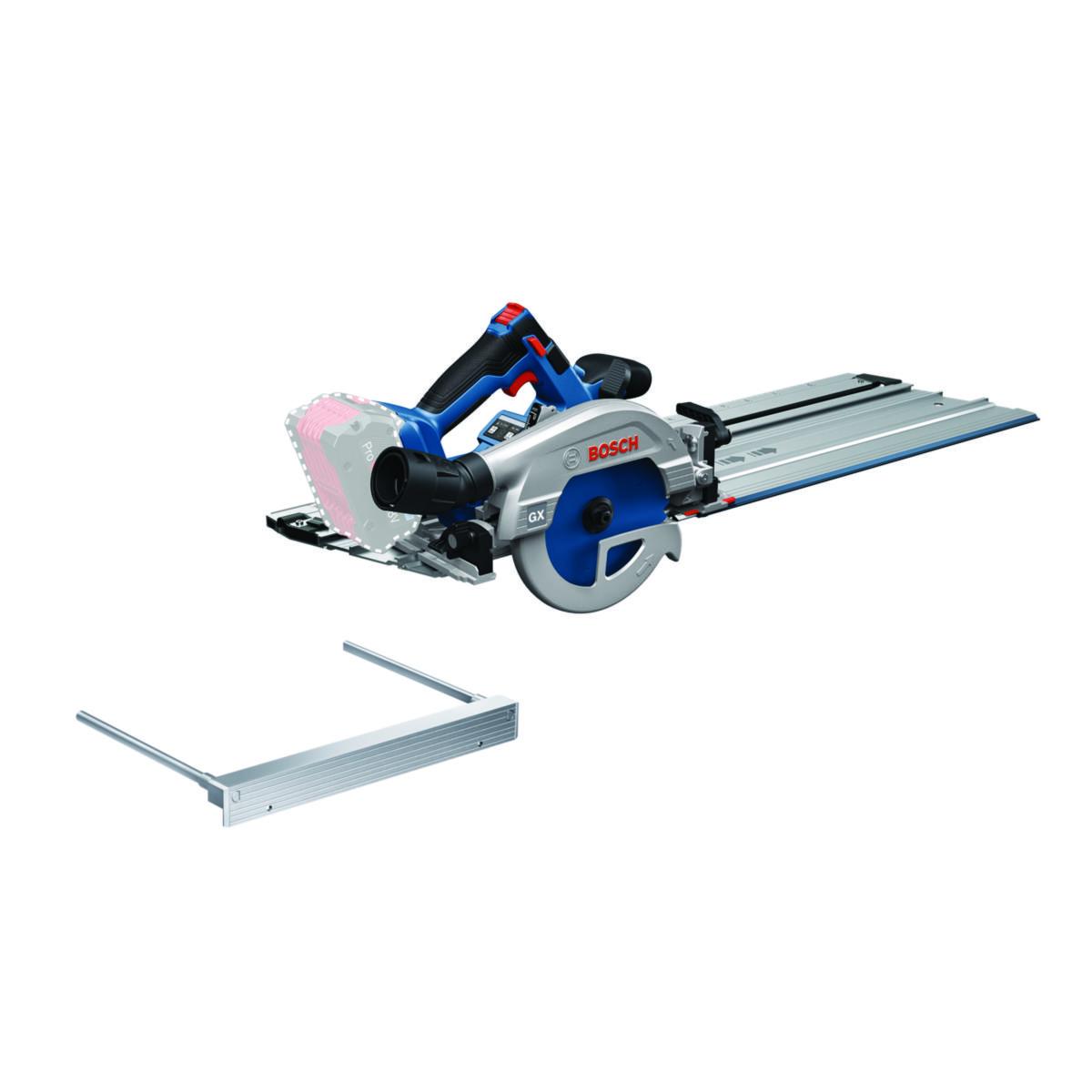 Akkukäsipyörösaha Bosch GKS 18V-57-2 GX SOLO m FSN 440 X - AKKUPYÖRÖSAHA BOSCH GKS 18V-57-2 GX + FSN 440 X