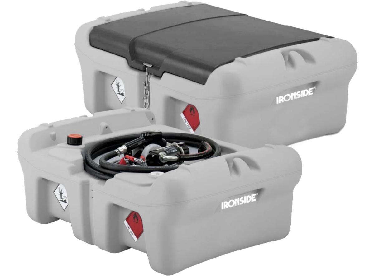 Siirrettävä dieselsäiliö Ironside 210L matala - SIIRRETTÄVÄ DIESELSÄILIÖ 210L MATALA 12V 40l/MIN 203262