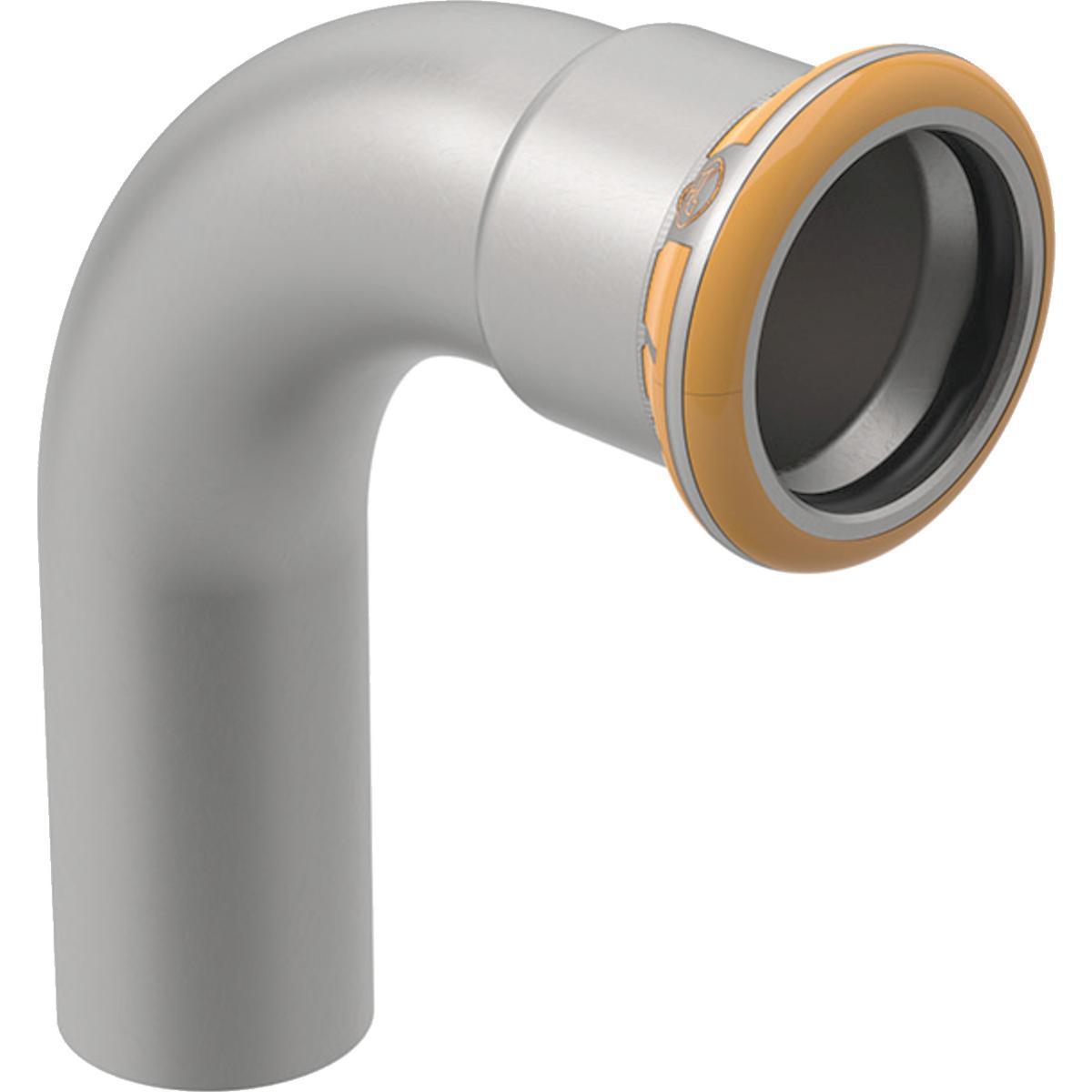 Puristuskäyrä Geberit Mapress Therm muhvi-pisto 90° RST sk/uk - PURISTUSKÄYRÄ 90° 1MUHVI RST THERM 22MM